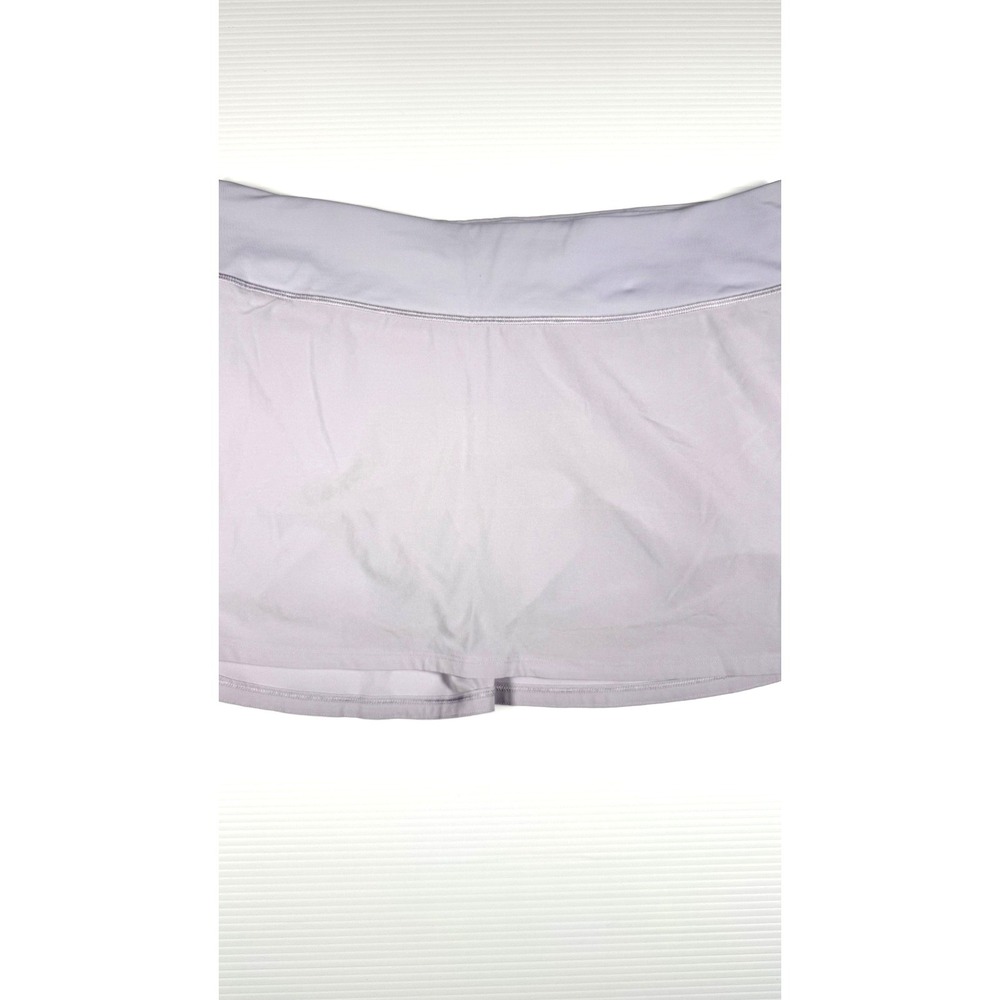 Lululemon Pace Rival Skirt Sz 10 Lavender Gray Pleated Tennis Golf Running Skort
